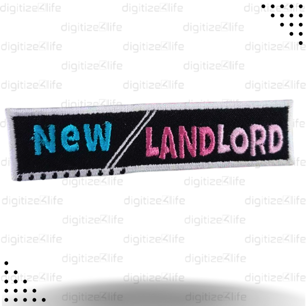 New Landlord Embroidered Patch