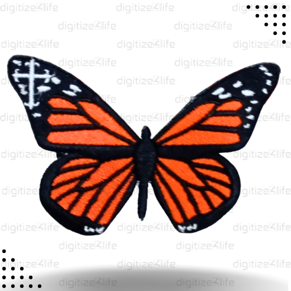 Butterfly Embroidered Patch