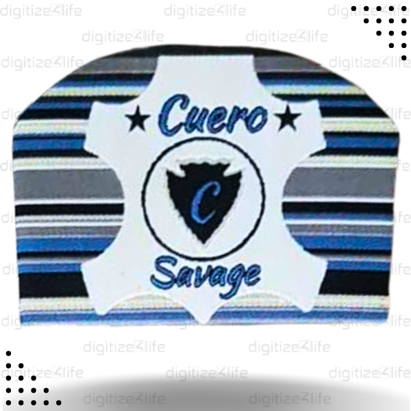 Cuero Savage Embroidered Patch