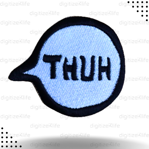 THUH Chat Symbol Embroidered Patch
