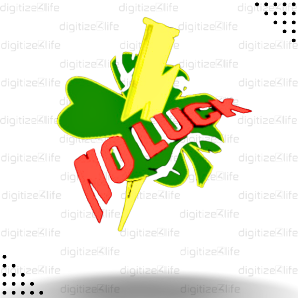 No Luck Vector Design