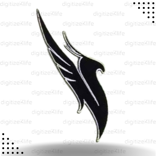 Black Bird Embroidered Patch