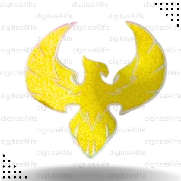 Yellow Eagle Embroidered Patch