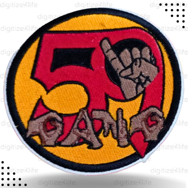 59 Hand Symbols Embroidered Patch