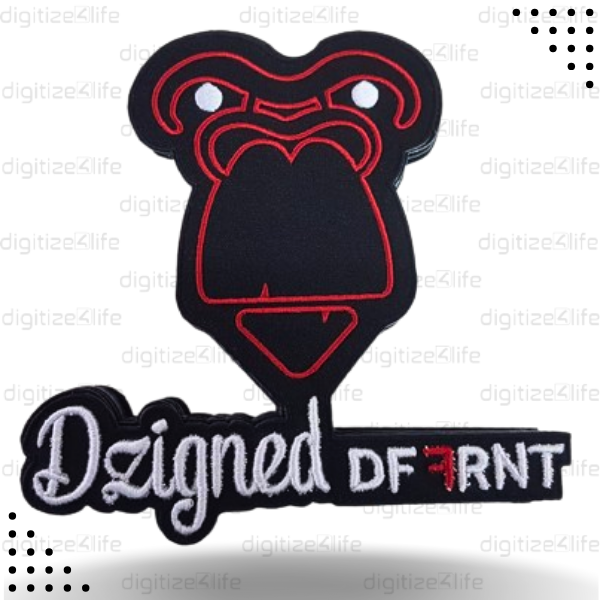 Designed Different Monkey Embroidered Patch