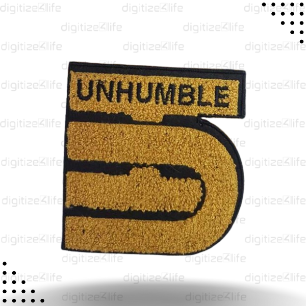 Unhumble Yellow 3D Puff Embroidery