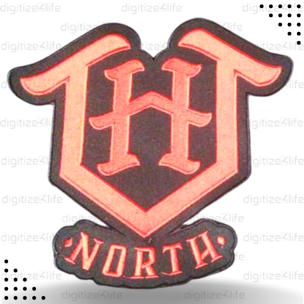 North Embroidered Patch