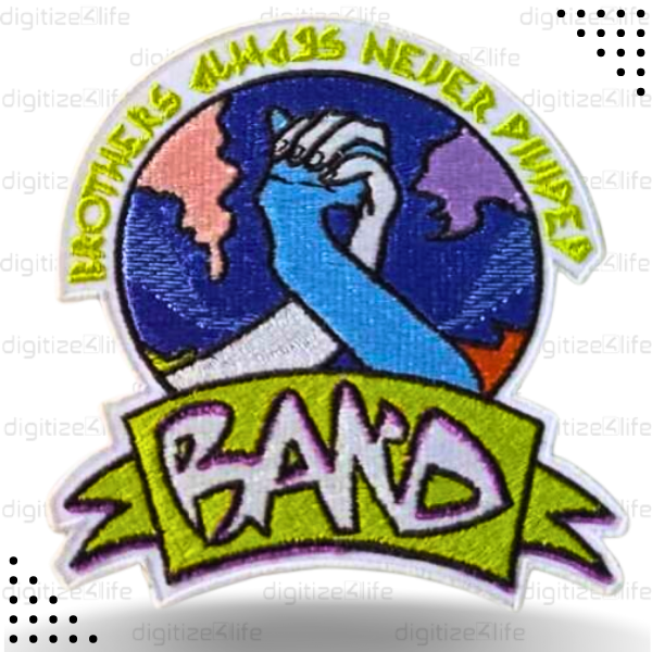 Join Hands Embroidered Patch