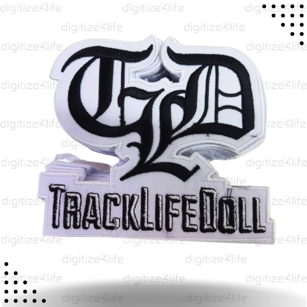 Track Life Doll Embroidered Patch