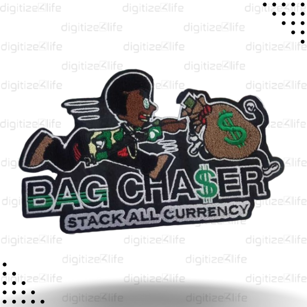 Back Chaser 3D Puff Embroidery