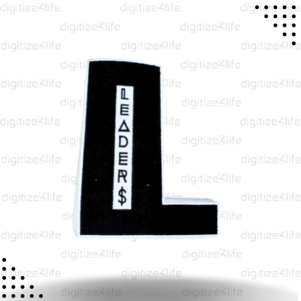Leaders in Letter L Chenille Patch