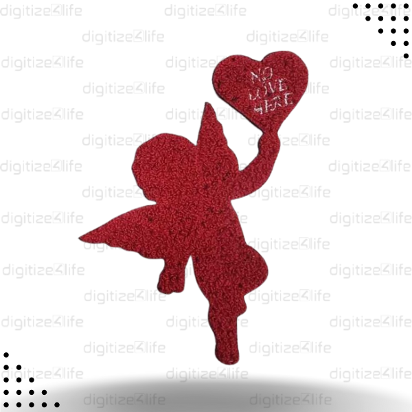 Angel 3D Puff Embroidery