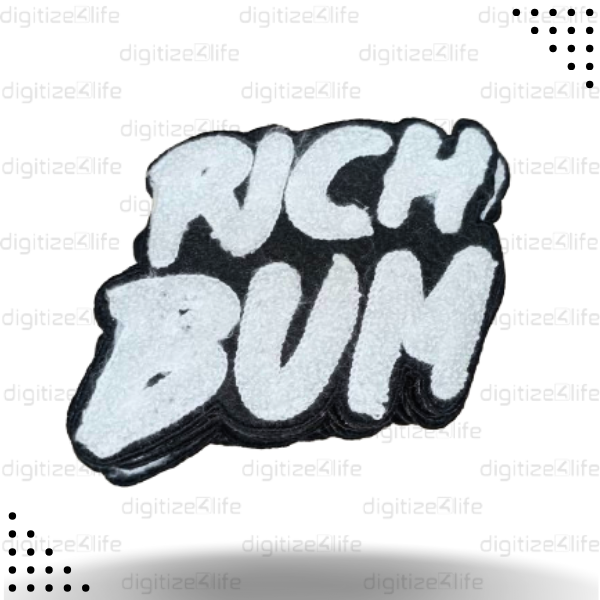 Rich Bum Chenille Patch