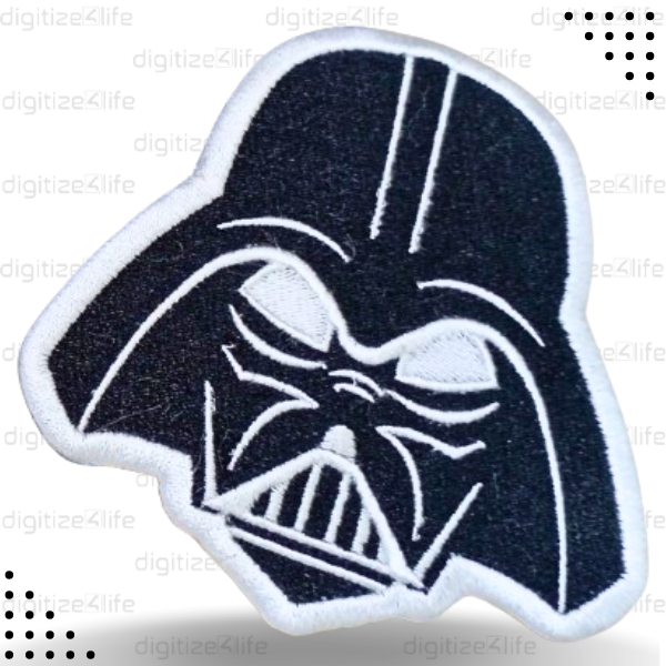 Alien Helmet Embroidered Patch