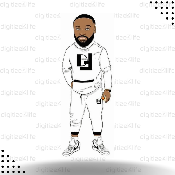 Punk Look Man Vector Design