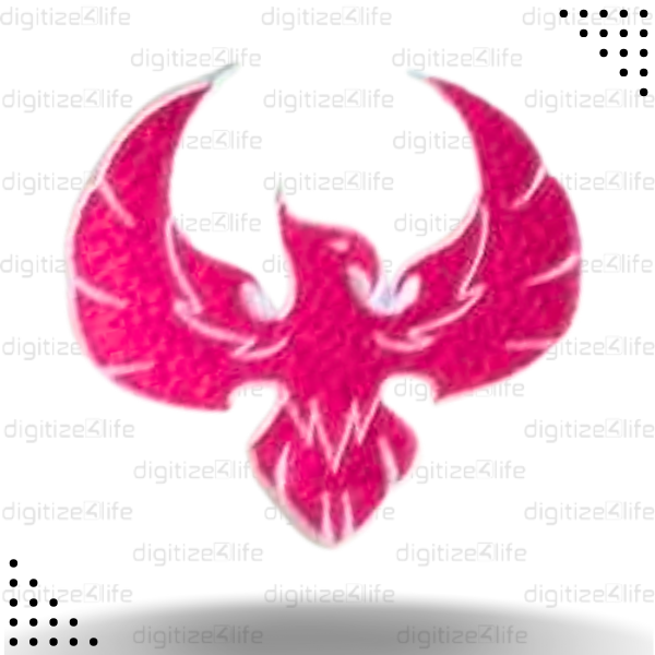 Pink Eagle Embroidered Patch