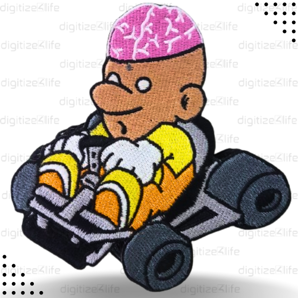 Car Racer Embroidered Patch