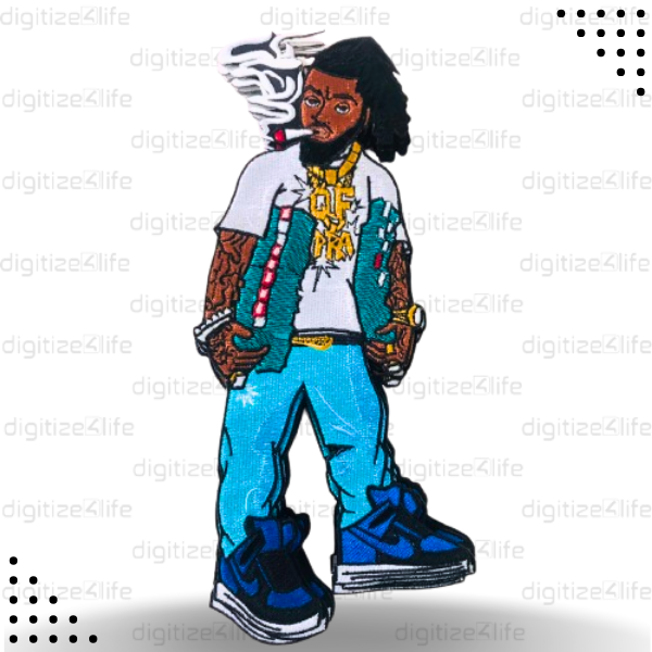 Cool Guy Embroidered Patch