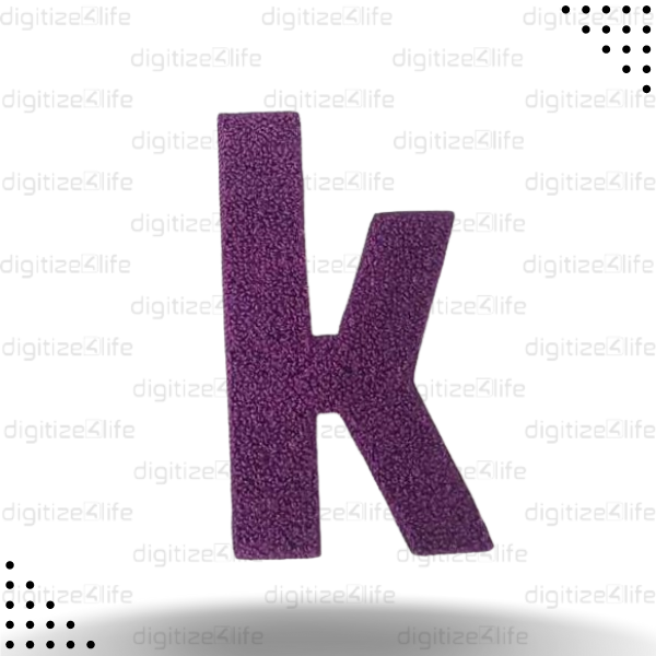 K 3D Puff Embroidery