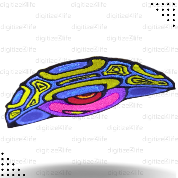 UFO Embroidered Patch
