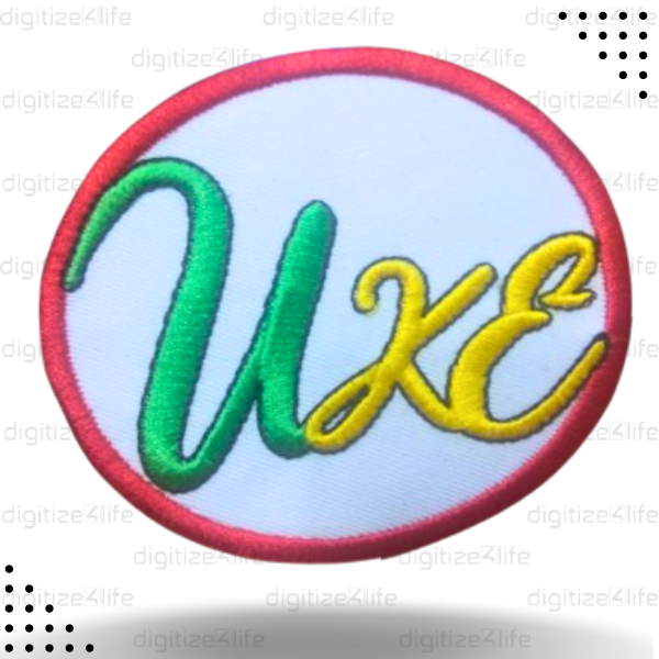 Uke Text 3D Puff Patch