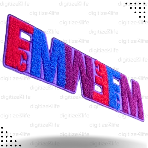 FcM Text Chenille Patch