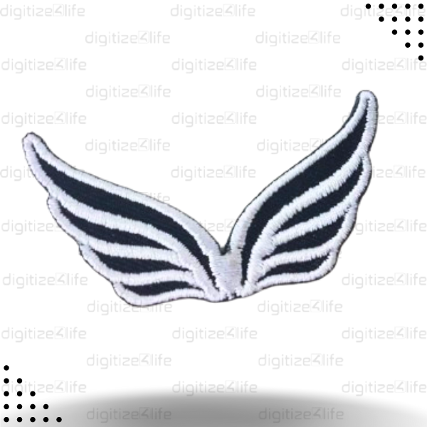 Wings Embroidered Patch