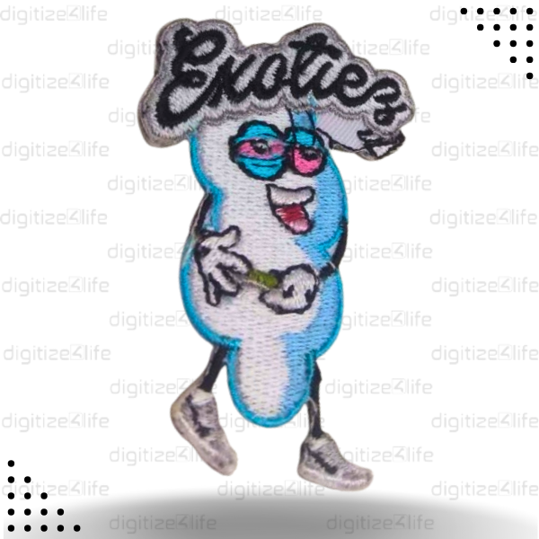 Cartoon Cloud Laughing Embroidered Patch
