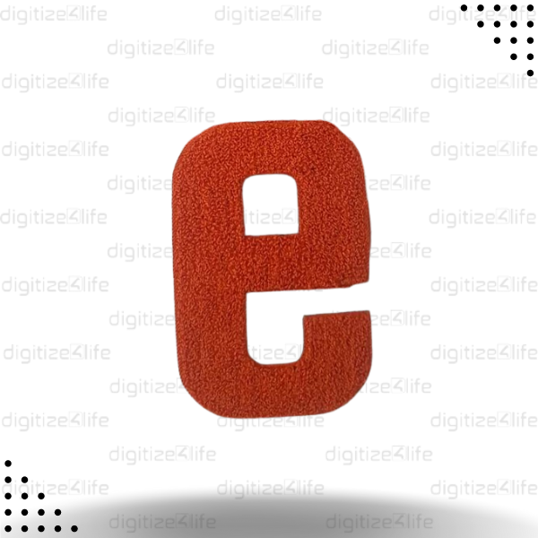 E 3D Puff Embroidery