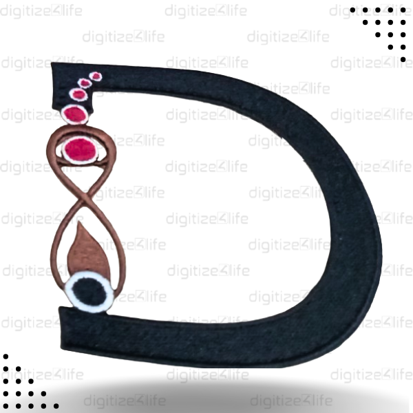DNA Design Embroidered Patch