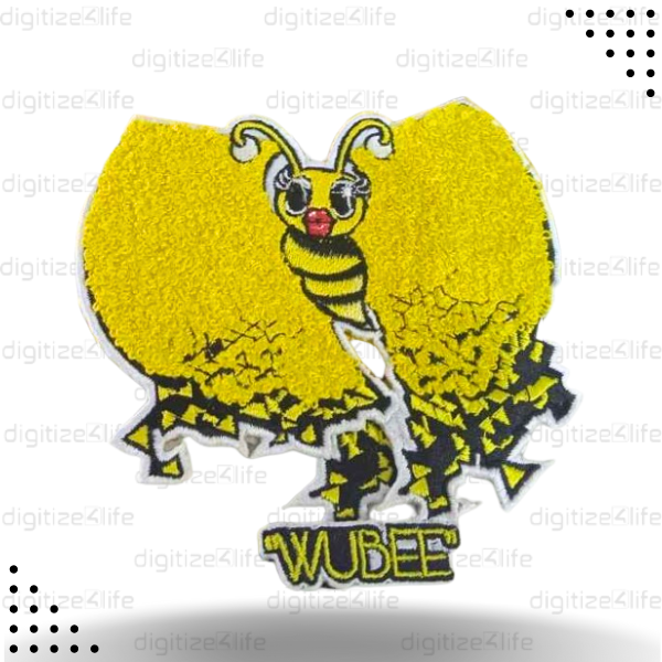 Honey Bee Chenille Patch