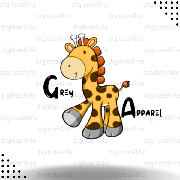Grey Apparel Logo Designing