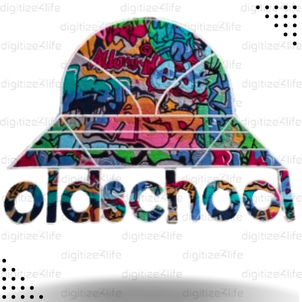 Oldschool Spray Art Embroidered Patch